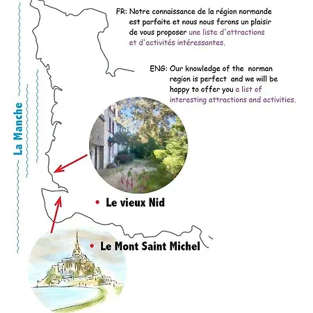 Bed & Breakfast Le Vieux Manoir Carolles